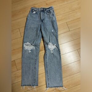 90s straight leg jeans.